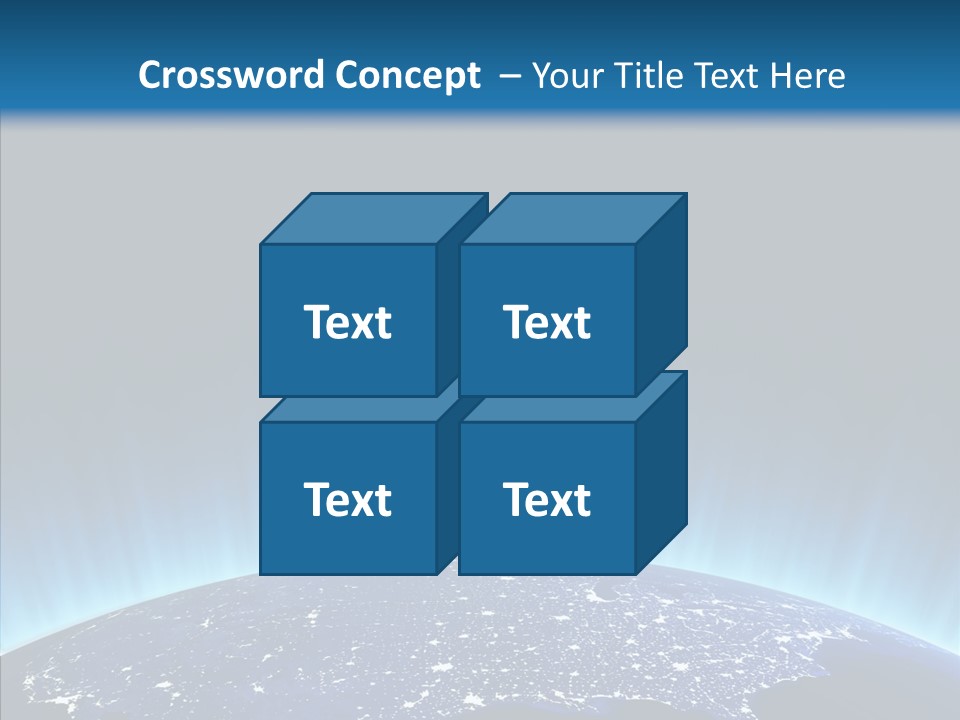 America Graphic Globe PowerPoint Template
