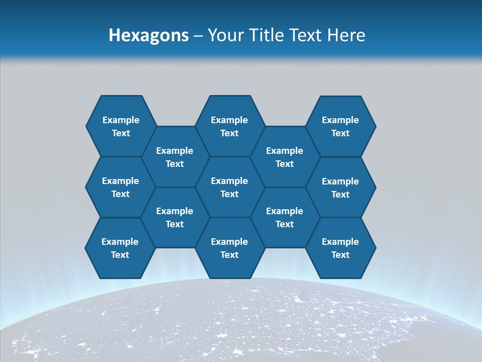 America Graphic Globe PowerPoint Template