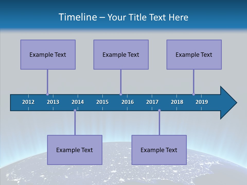 America Graphic Globe PowerPoint Template