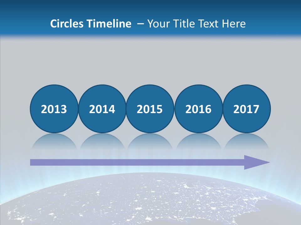 America Graphic Globe PowerPoint Template