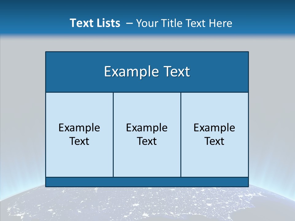 America Graphic Globe PowerPoint Template