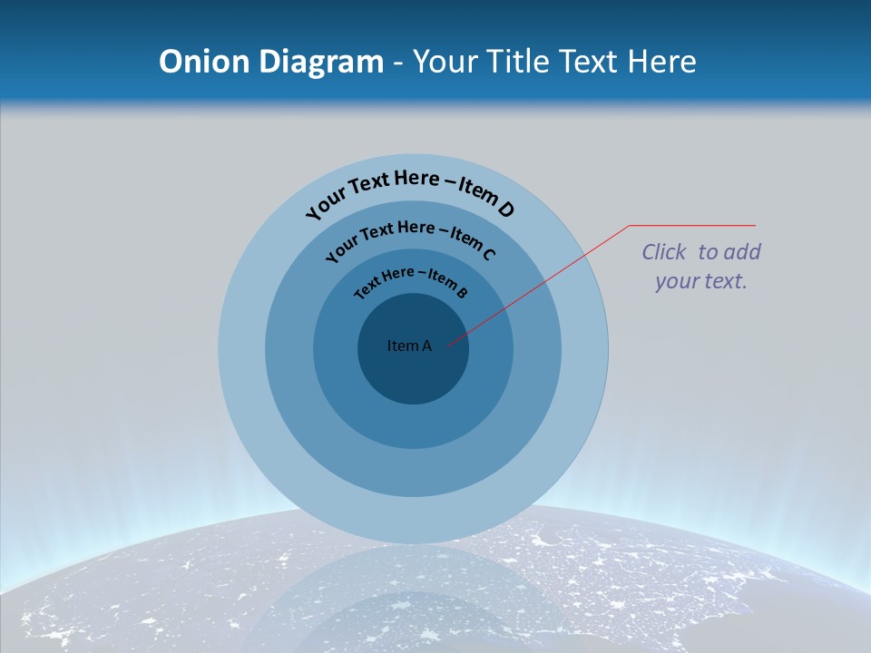 America Graphic Globe PowerPoint Template