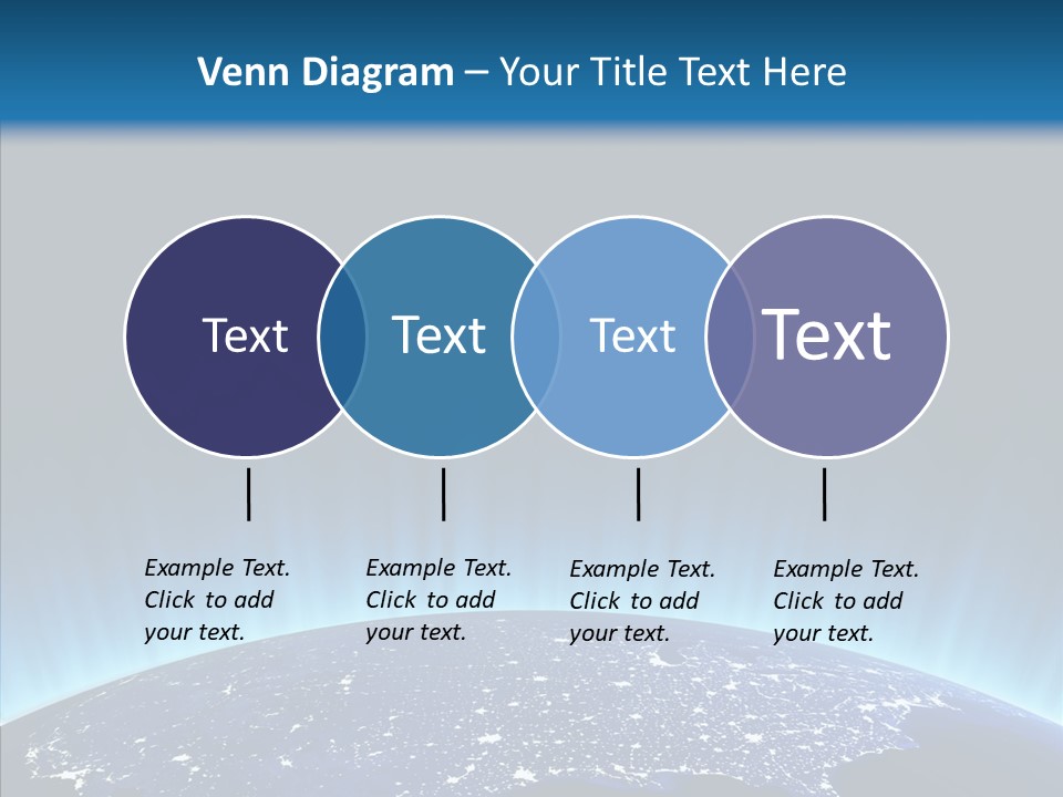 America Graphic Globe PowerPoint Template
