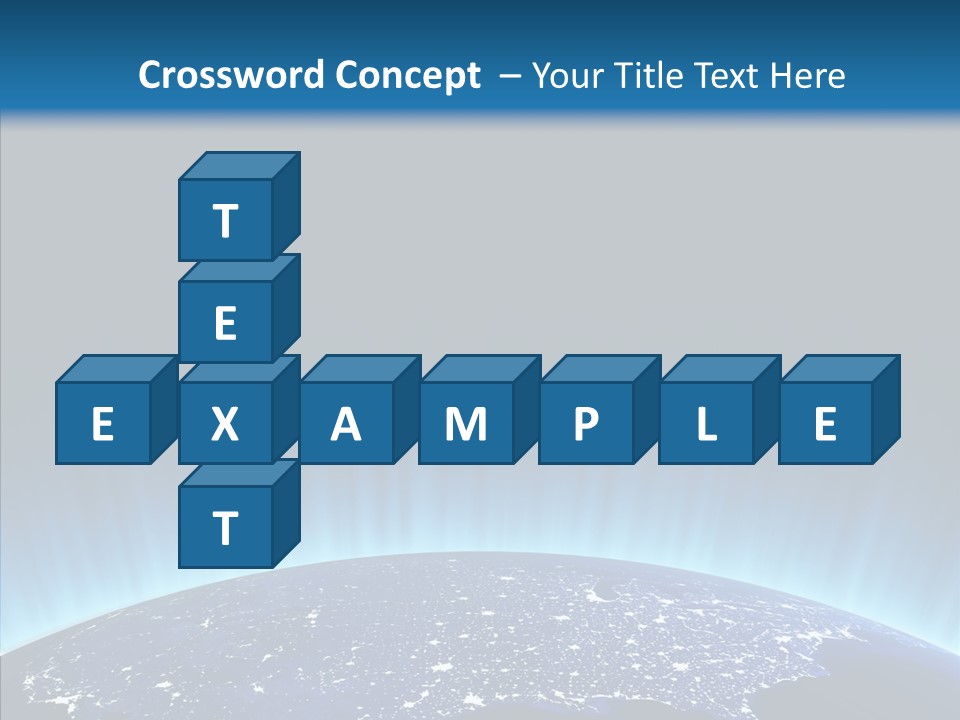 America Graphic Globe PowerPoint Template