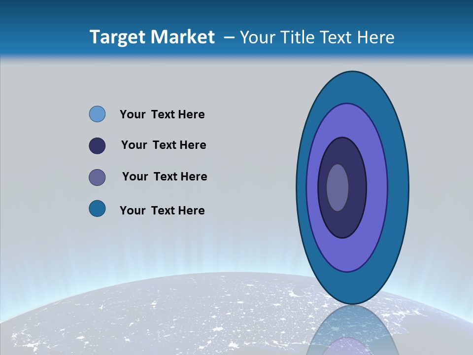 America Graphic Globe PowerPoint Template