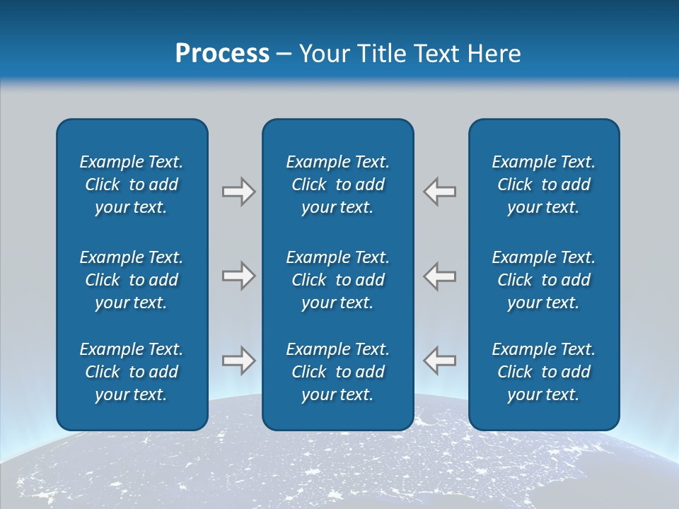 America Graphic Globe PowerPoint Template