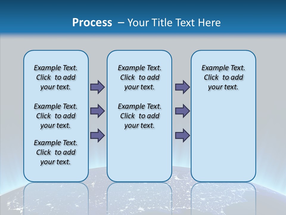 America Graphic Globe PowerPoint Template