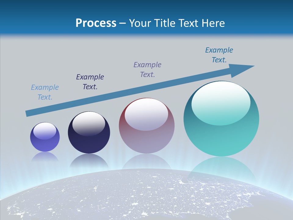 America Graphic Globe PowerPoint Template