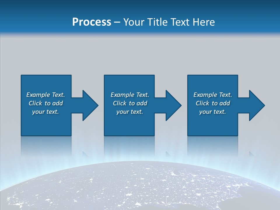 America Graphic Globe PowerPoint Template