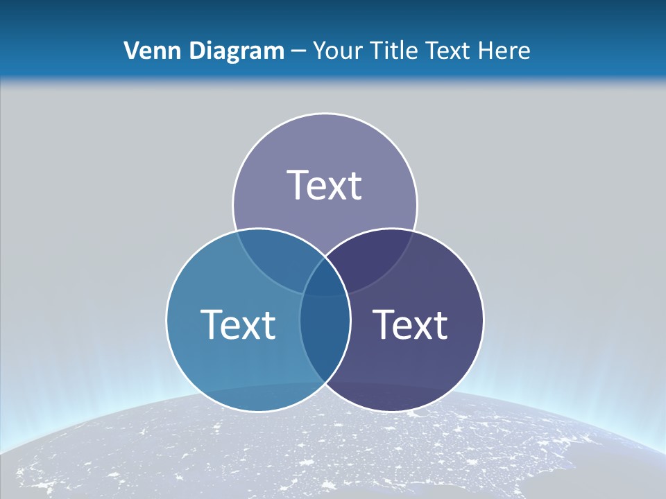 America Graphic Globe PowerPoint Template