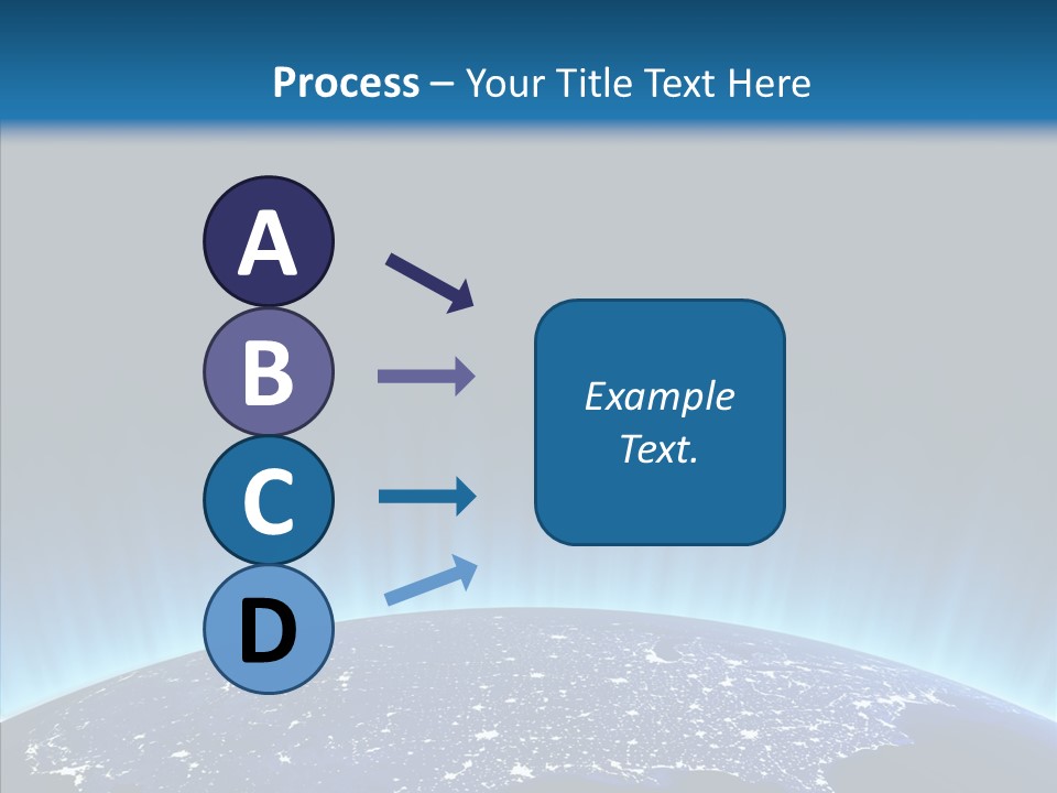 America Graphic Globe PowerPoint Template