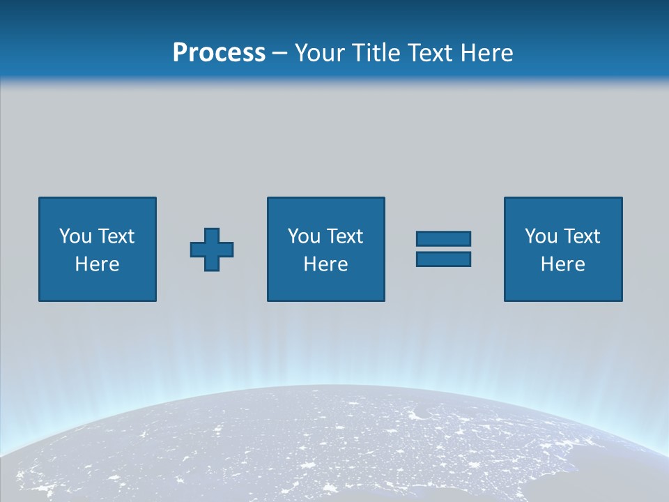 America Graphic Globe PowerPoint Template