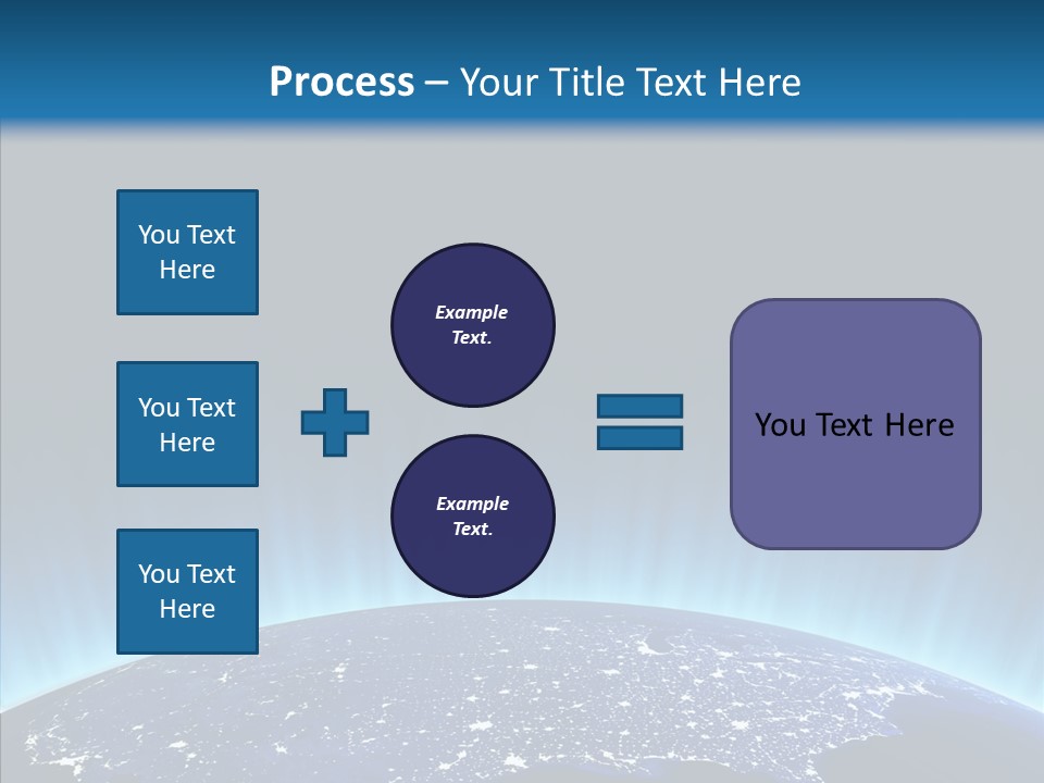 America Graphic Globe PowerPoint Template