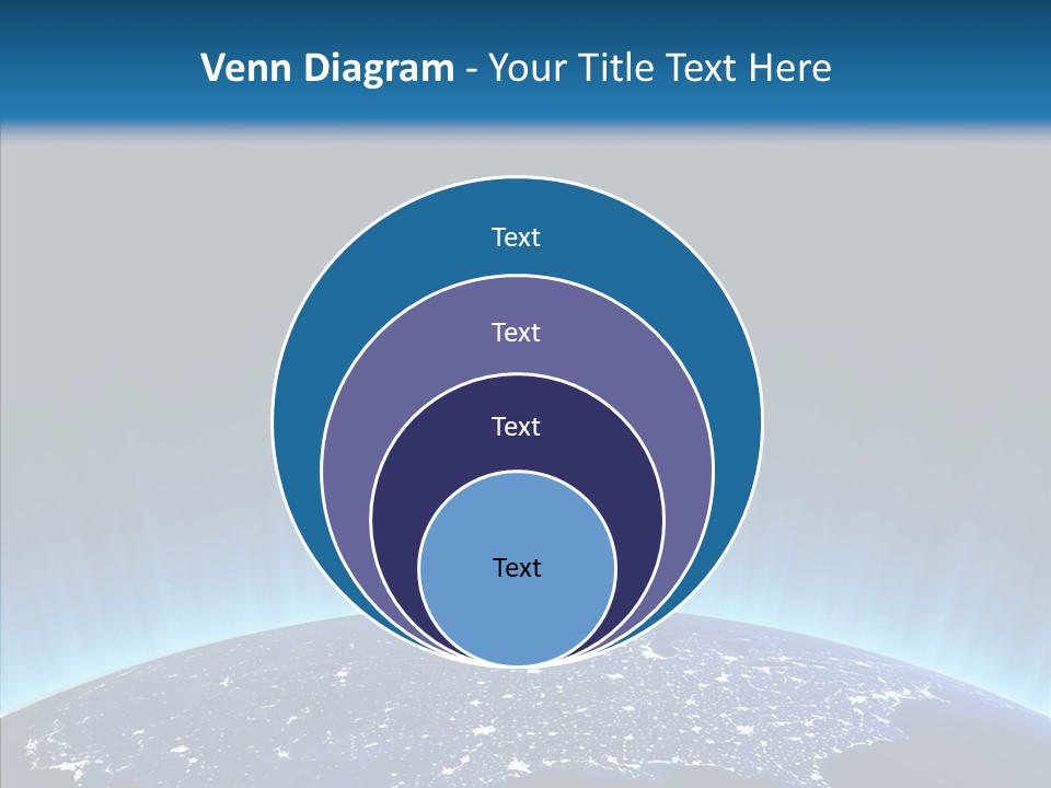 America Graphic Globe PowerPoint Template