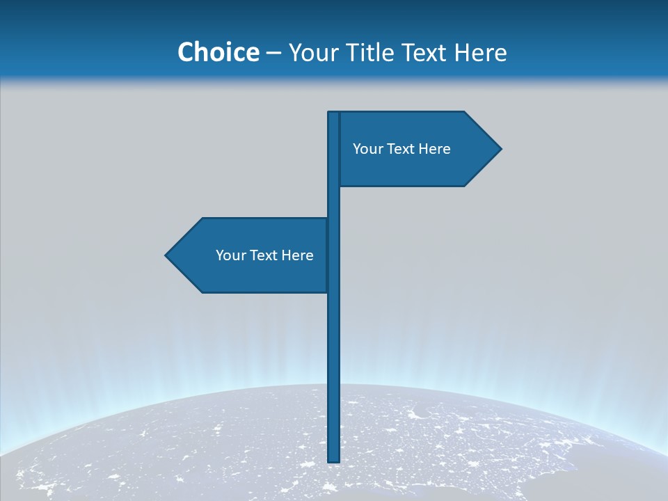 America Graphic Globe PowerPoint Template