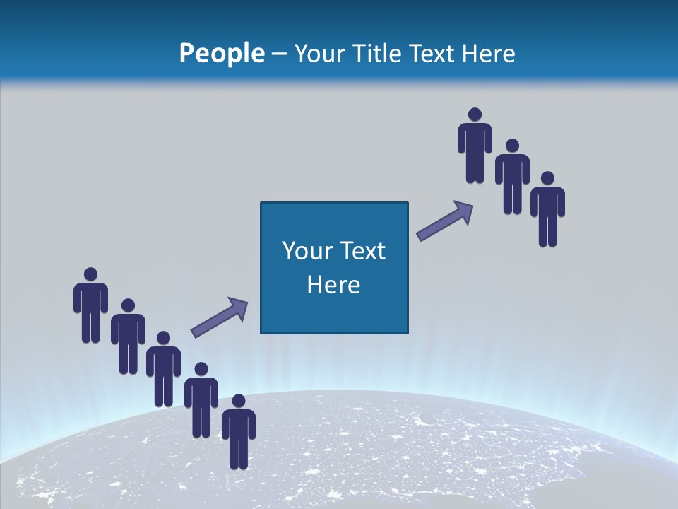 America Graphic Globe PowerPoint Template