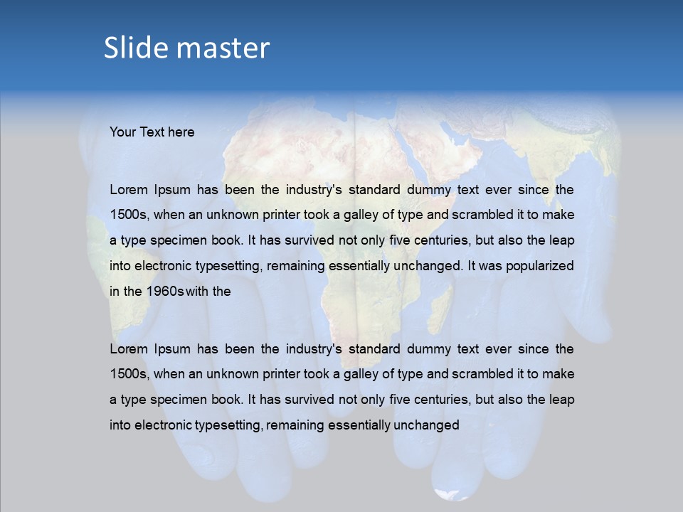 Geography Future Global PowerPoint Template