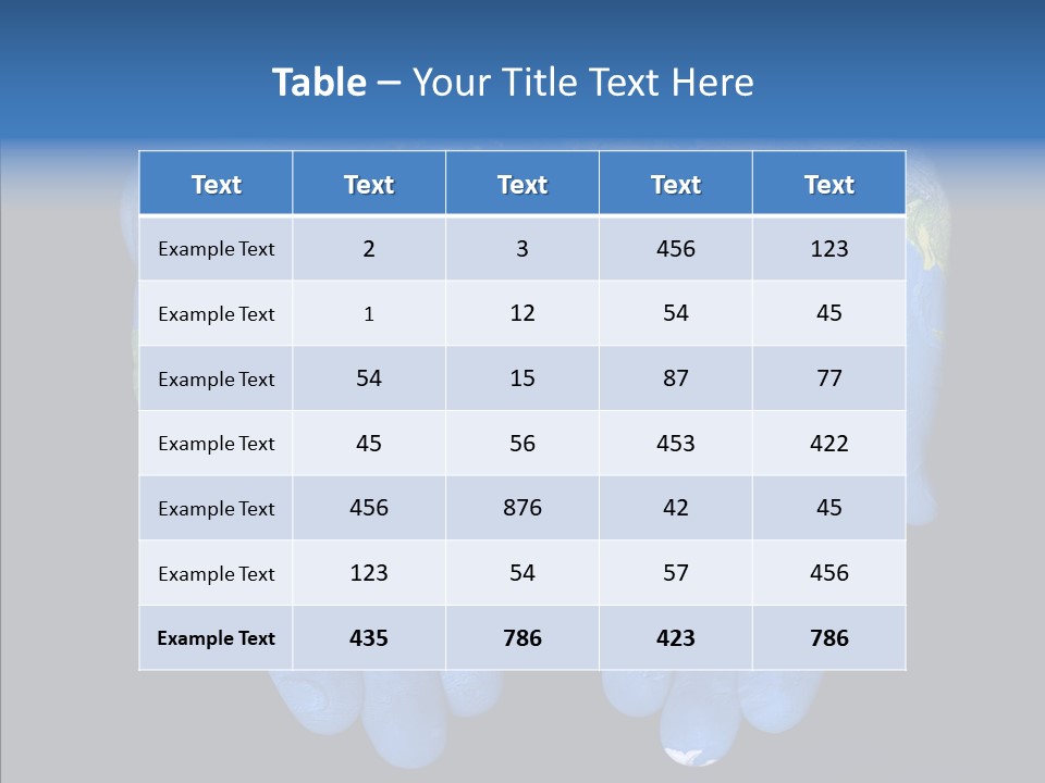 Geography Future Global PowerPoint Template