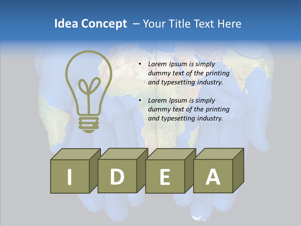 Geography Future Global PowerPoint Template