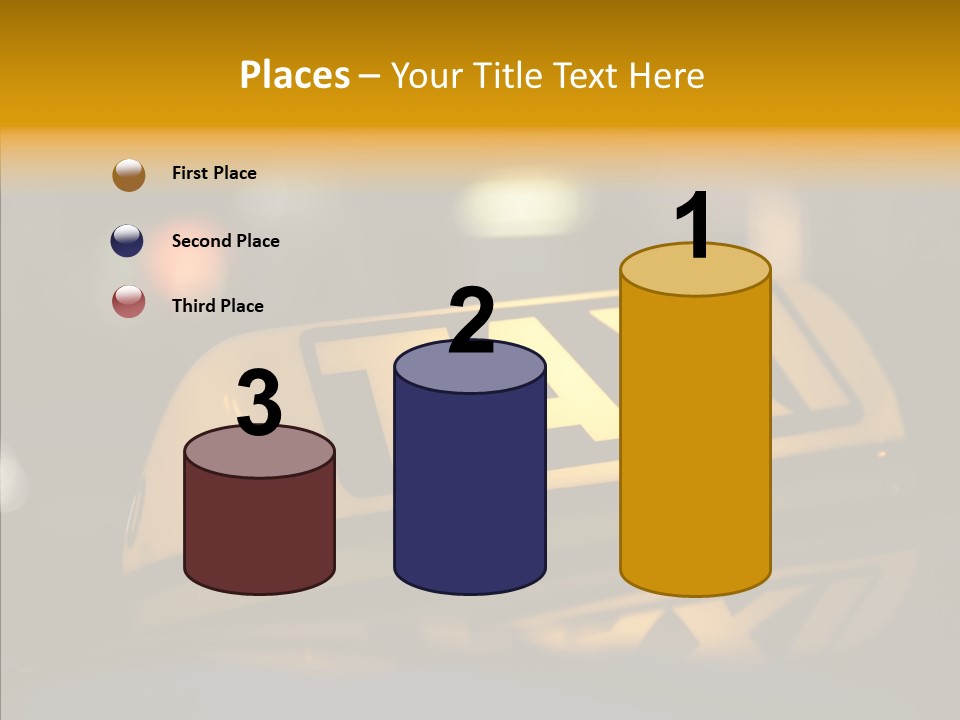 Reflection Automobile Car PowerPoint Template