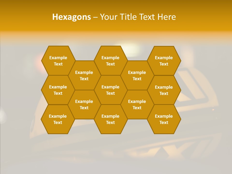 Reflection Automobile Car PowerPoint Template