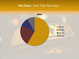 Reflection Automobile Car PowerPoint Template