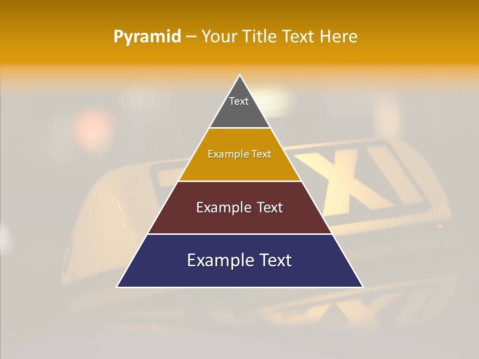 Reflection Automobile Car PowerPoint Template