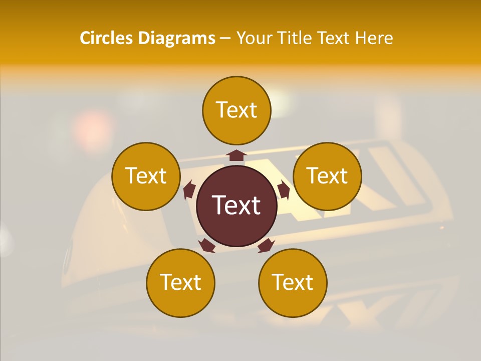 Reflection Automobile Car PowerPoint Template