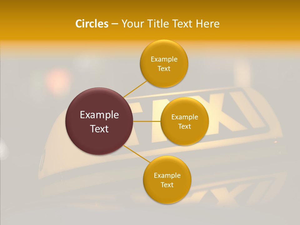 Reflection Automobile Car PowerPoint Template