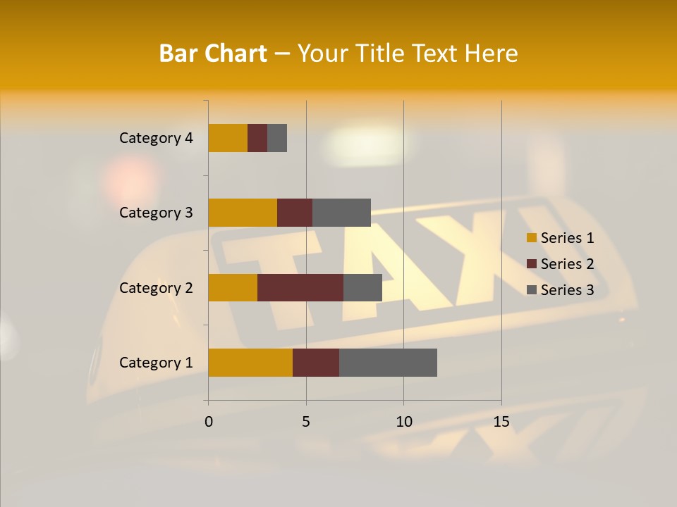 Reflection Automobile Car PowerPoint Template