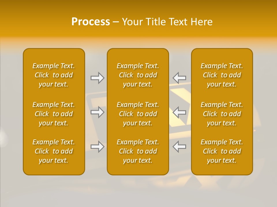 Reflection Automobile Car PowerPoint Template