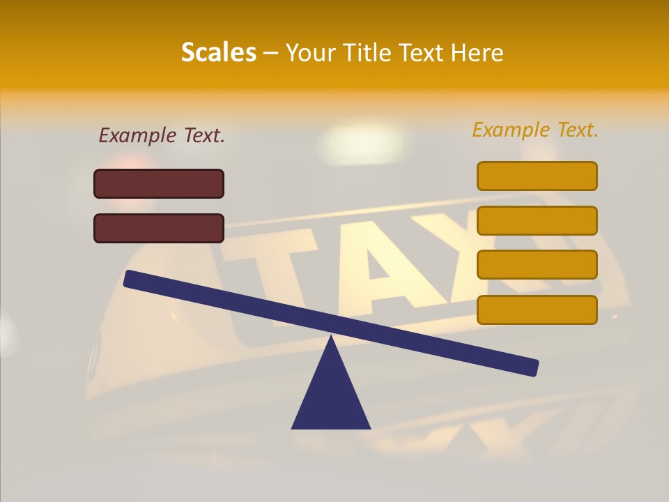 Reflection Automobile Car PowerPoint Template