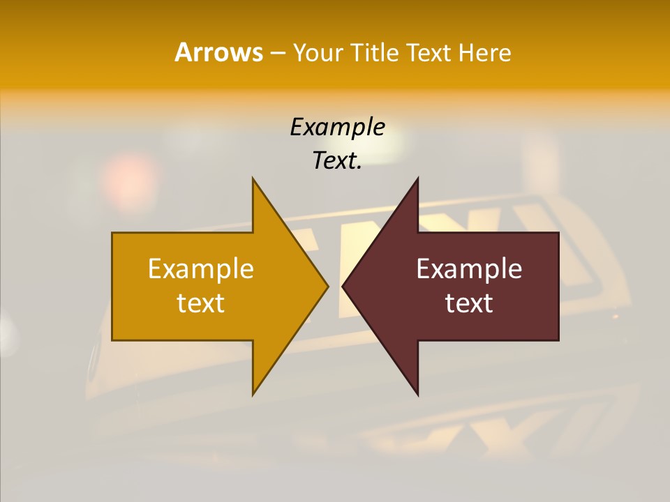 Reflection Automobile Car PowerPoint Template