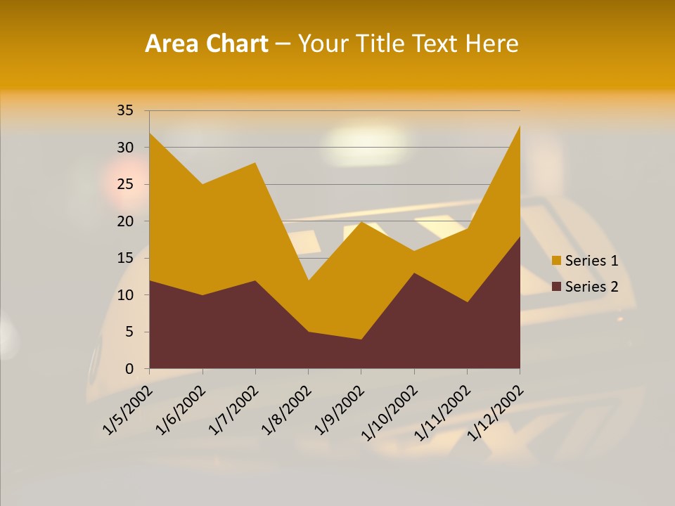Reflection Automobile Car PowerPoint Template