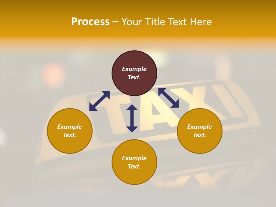 Reflection Automobile Car PowerPoint Template