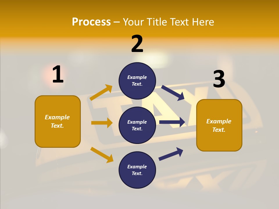 Reflection Automobile Car PowerPoint Template