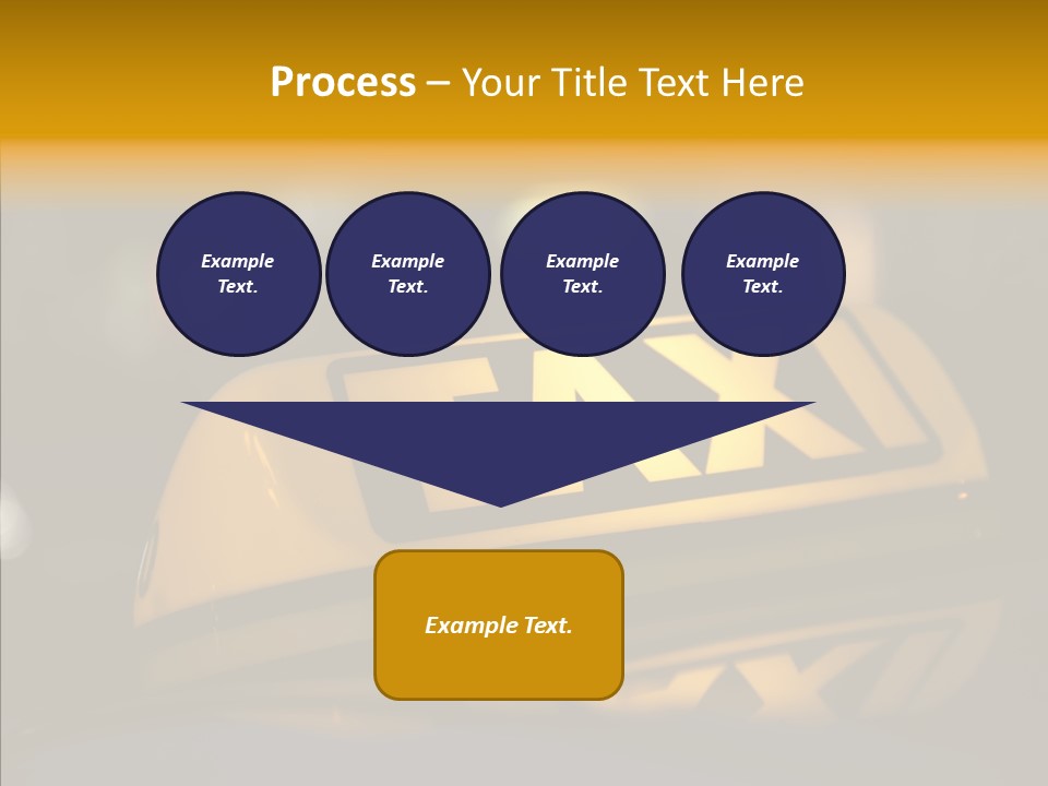 Reflection Automobile Car PowerPoint Template