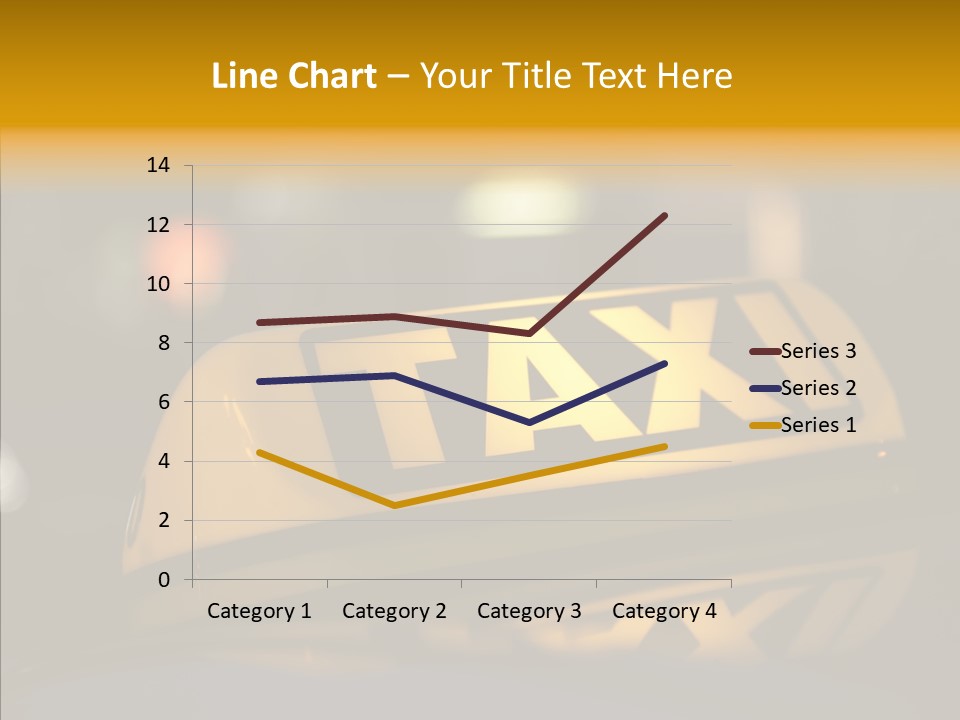 Reflection Automobile Car PowerPoint Template