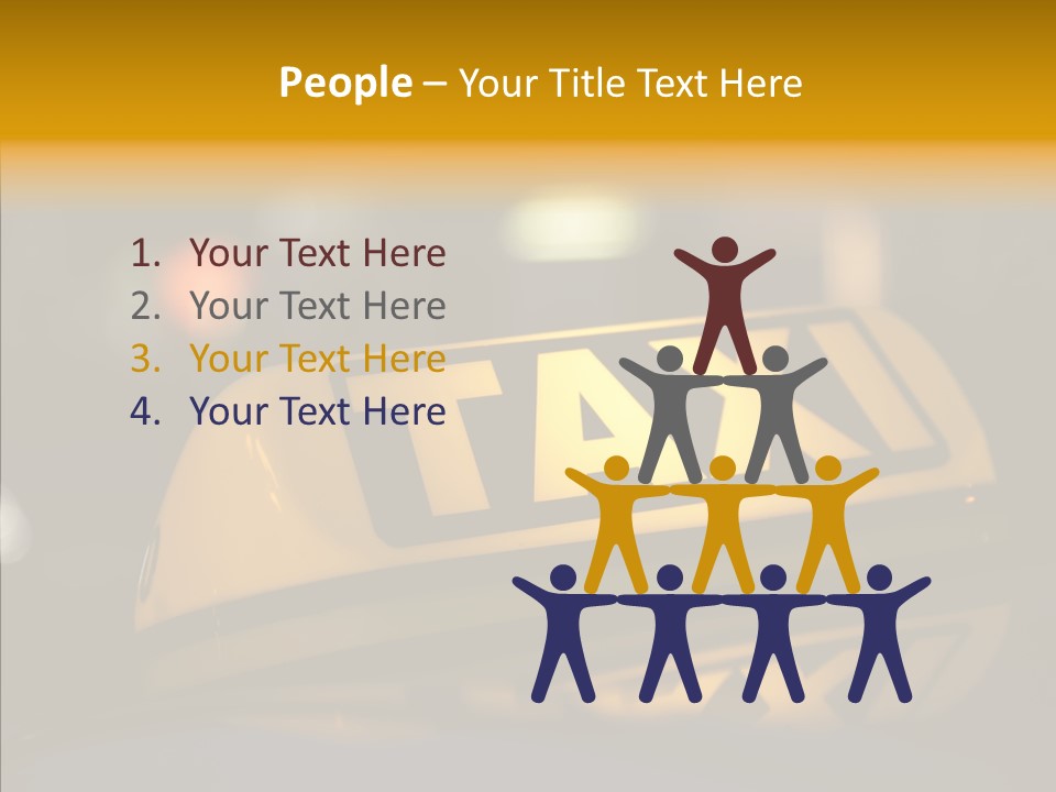 Reflection Automobile Car PowerPoint Template