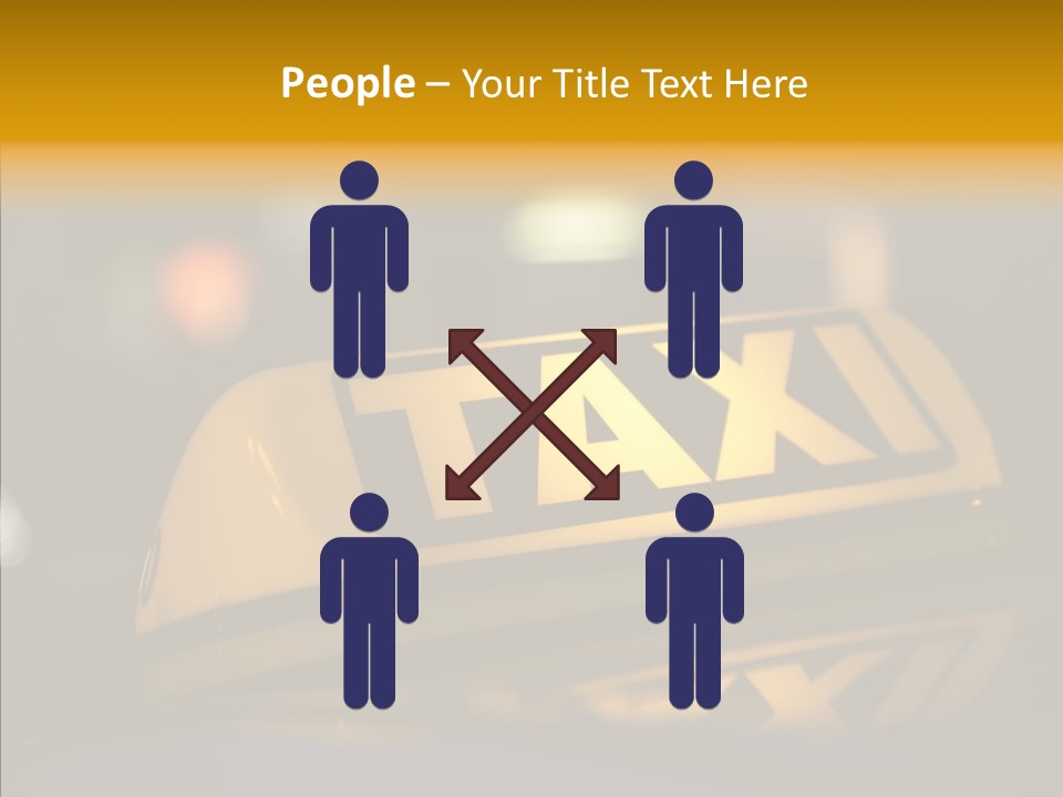 Reflection Automobile Car PowerPoint Template