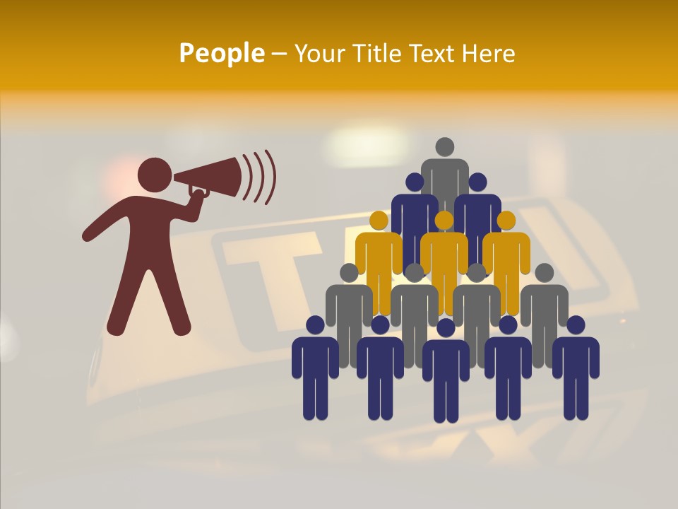 Reflection Automobile Car PowerPoint Template