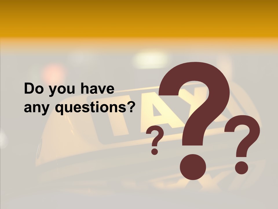 Reflection Automobile Car PowerPoint Template