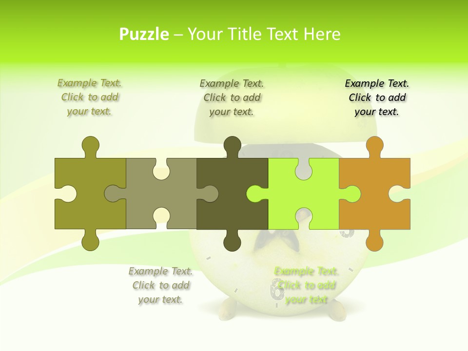 Diet Apple Signal PowerPoint Template