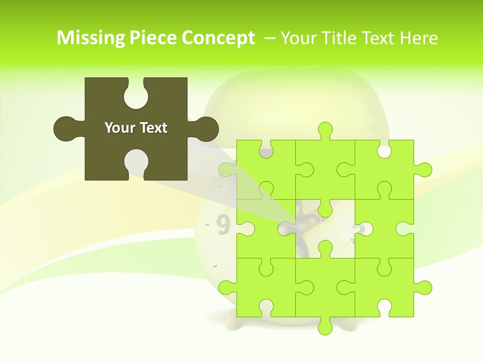 Diet Apple Signal PowerPoint Template