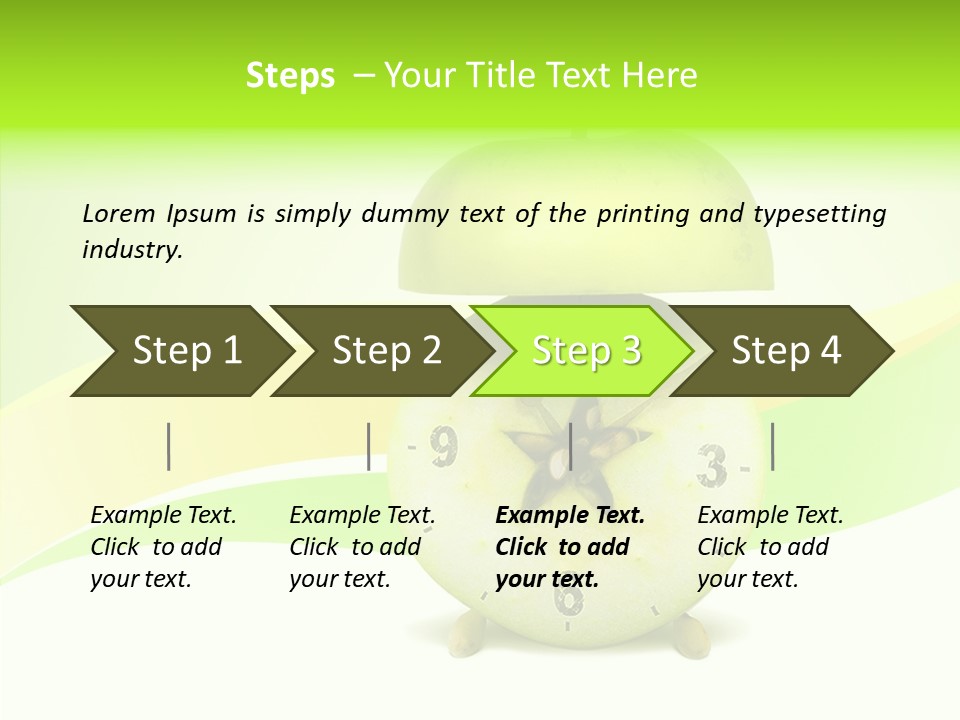 Diet Apple Signal PowerPoint Template