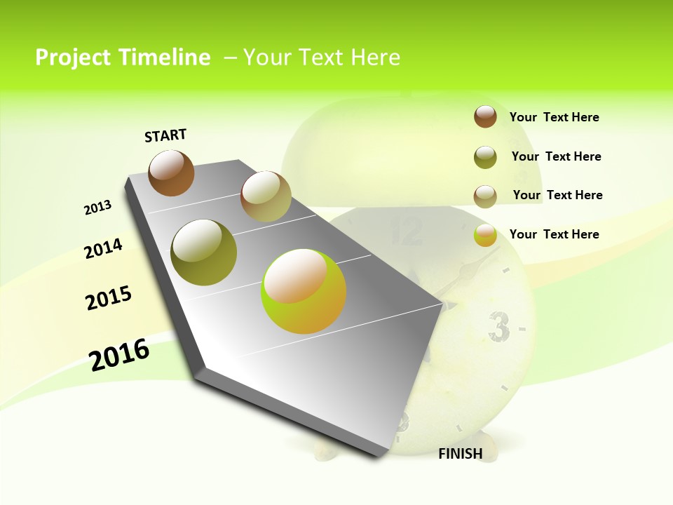 Diet Apple Signal PowerPoint Template