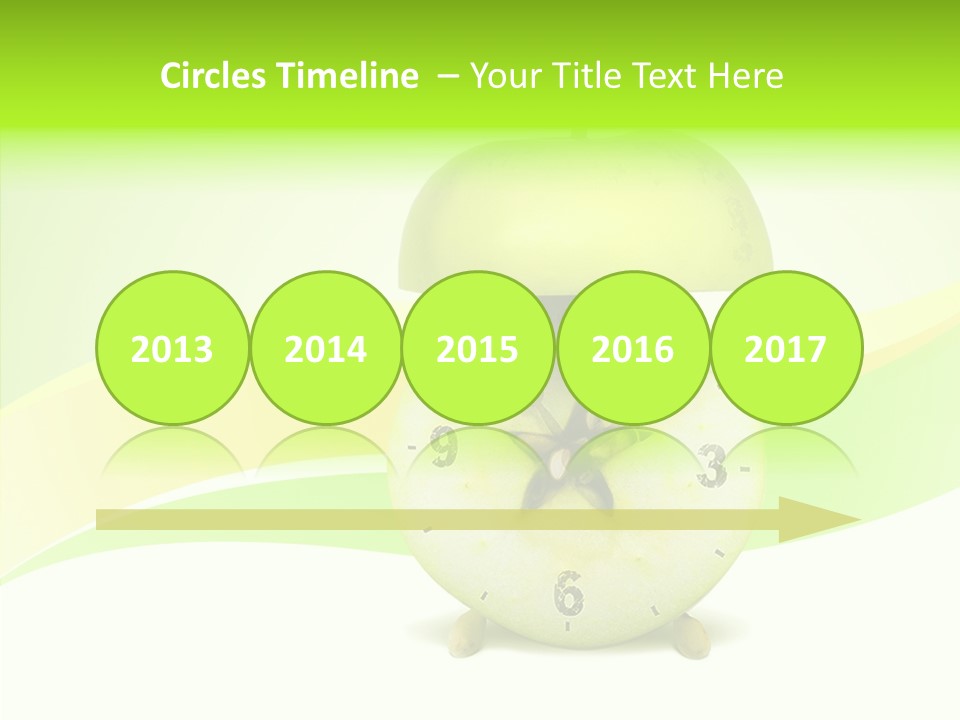 Diet Apple Signal PowerPoint Template