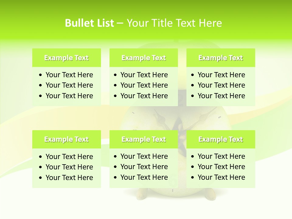 Diet Apple Signal PowerPoint Template