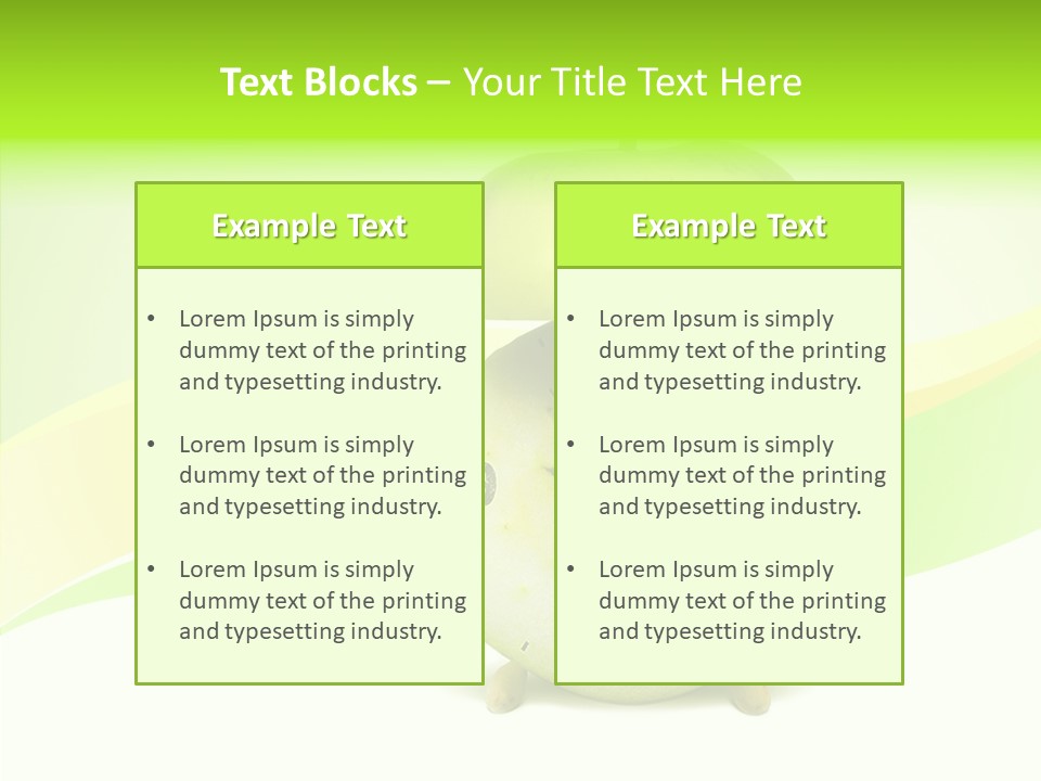 Diet Apple Signal PowerPoint Template