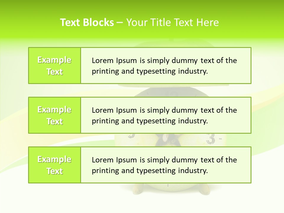 Diet Apple Signal PowerPoint Template